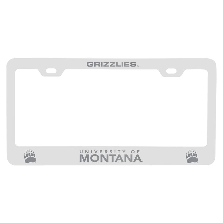 Montana University Engraved Metal License Plate Frame Officially Licensed Collegiate Product Image 2