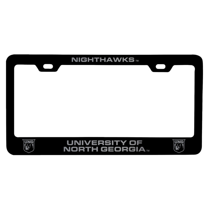 North Georgia Nighhawks Engraved Metal License Plate Frame Officially Licensed Collegiate Product Image 1