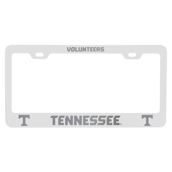 Tennessee Knoxville Engraved Metal License Plate Frame Officially Licensed Collegiate Product Image 2