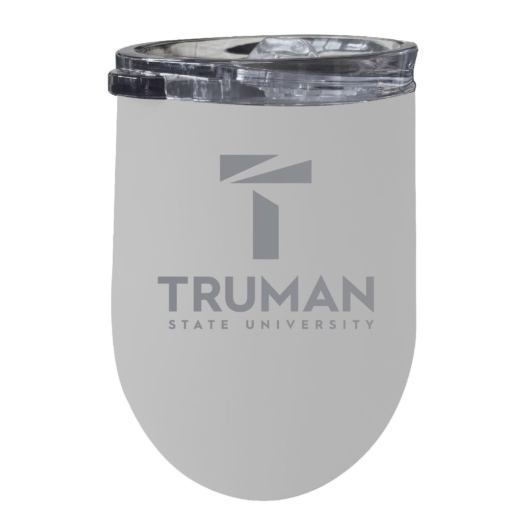 Truman State University 12 oz Engraved Insulated Wine Stainless Steel Tumbler Officially Licensed Collegiate Product Image 2