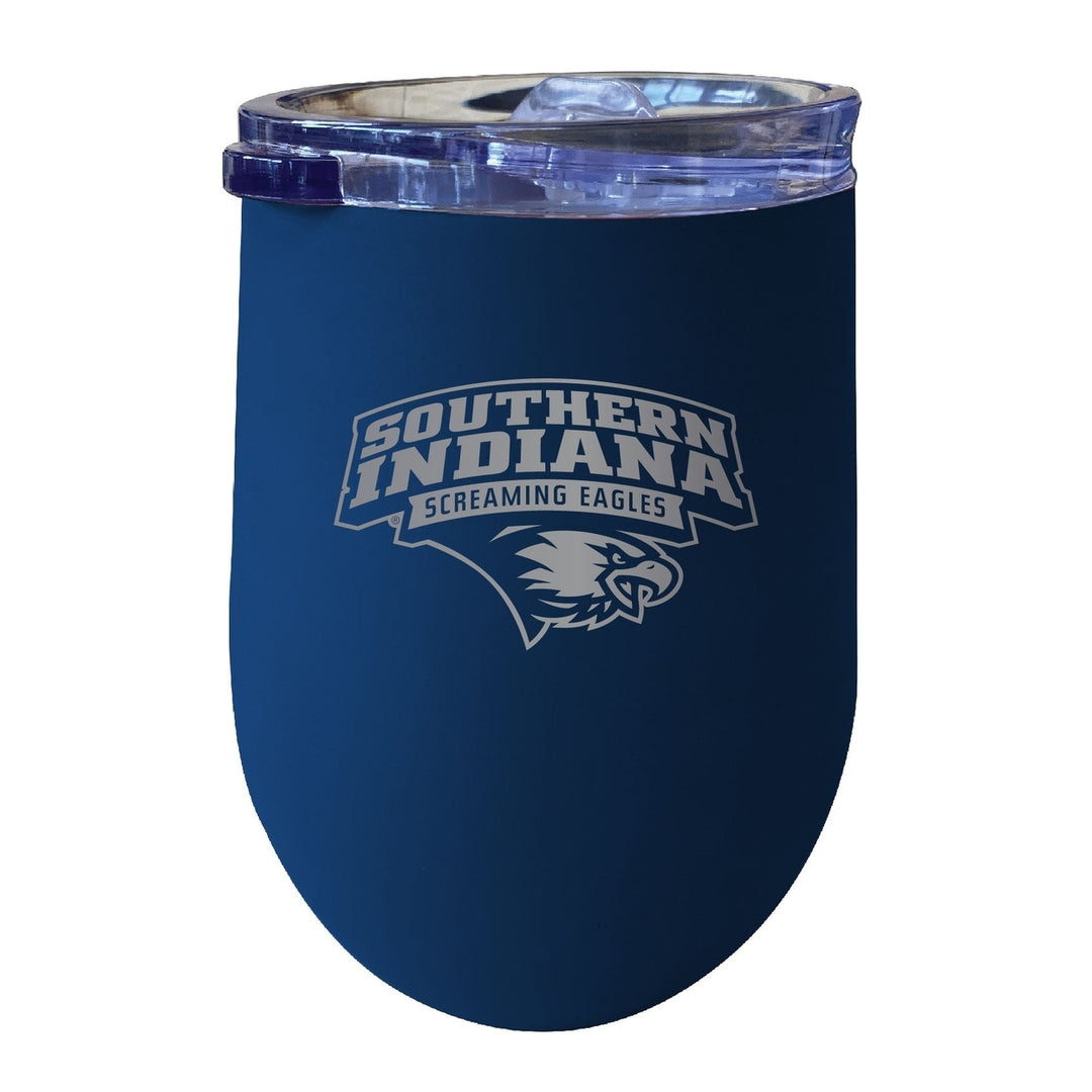 University of Southern Indiana 12 oz Engraved Insulated Wine Stainless Steel Tumbler Officially Licensed Collegiate Image 3