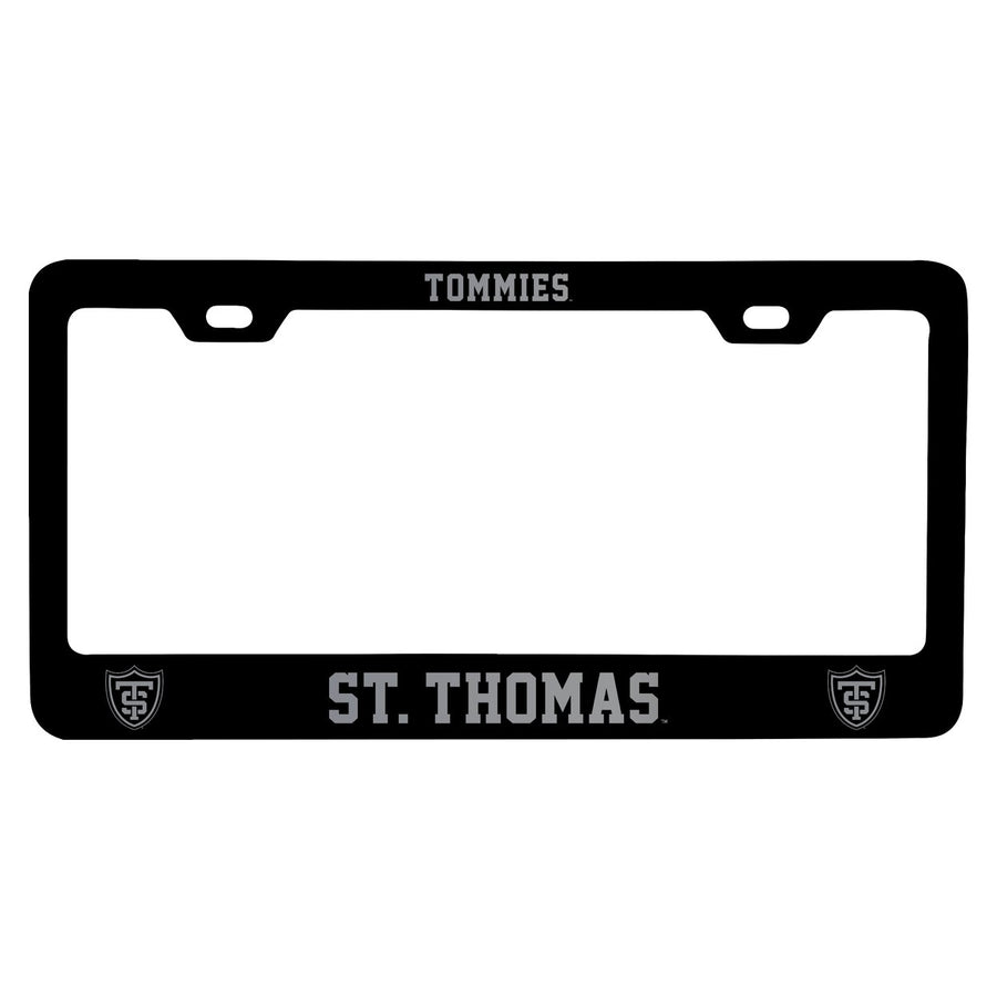 University of St. Thomas Engraved Metal License Plate Frame Officially Licensed Collegiate Product Image 1