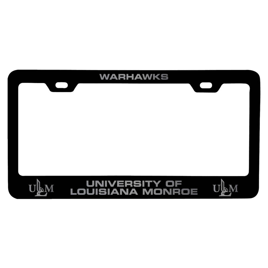 University of Louisiana Monroe Engraved Metal License Plate Frame Officially Licensed Collegiate Product Image 1