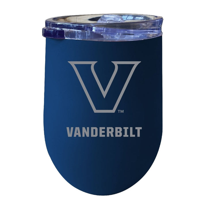 Vanderbilt University 12 oz Engraved Insulated Wine Stainless Steel Tumbler Officially Licensed Collegiate Product Image 3