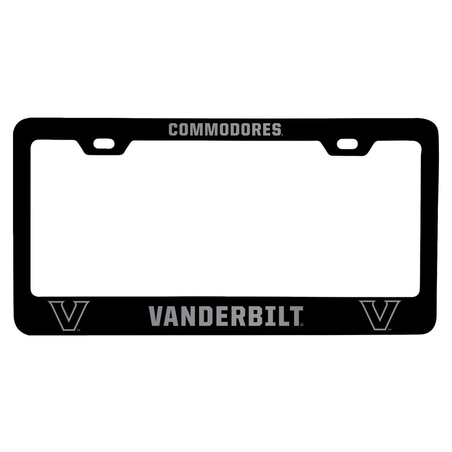 Vanderbilt University Engraved Metal License Plate Frame Officially Licensed Collegiate Product Image 1