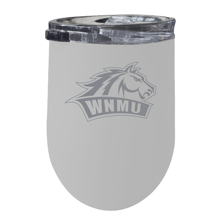 Western Mexico University 12 oz Engraved Insulated Wine Stainless Steel Tumbler Officially Licensed Collegiate Product Image 2