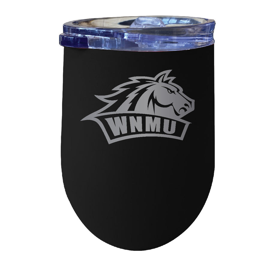 Winston Salem State 12 oz Engraved Insulated Wine Stainless Steel Tumbler Officially Licensed Collegiate Product Image 1