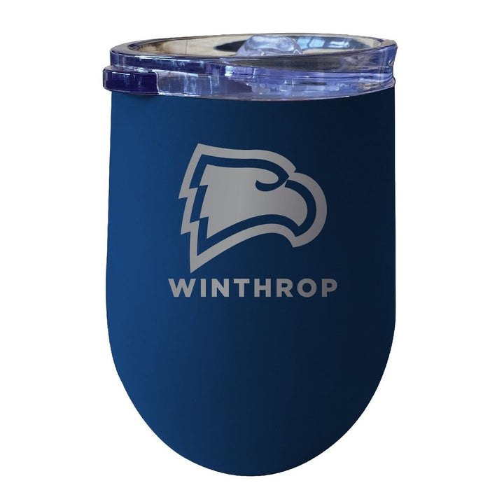 Winthrop University 12 oz Engraved Insulated Wine Stainless Steel Tumbler Officially Licensed Collegiate Product Image 3