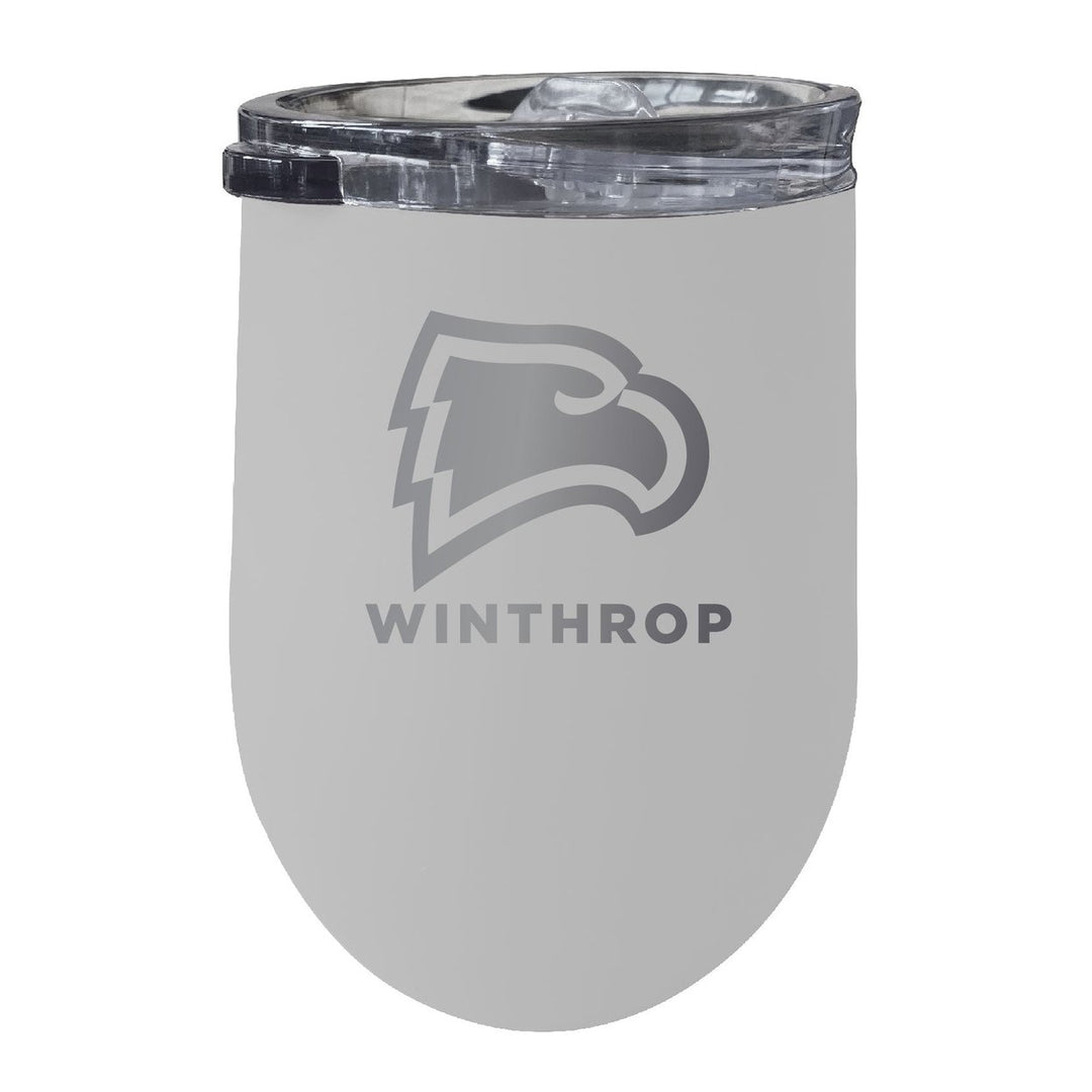 Winthrop University 12 oz Engraved Insulated Wine Stainless Steel Tumbler Officially Licensed Collegiate Product Image 4