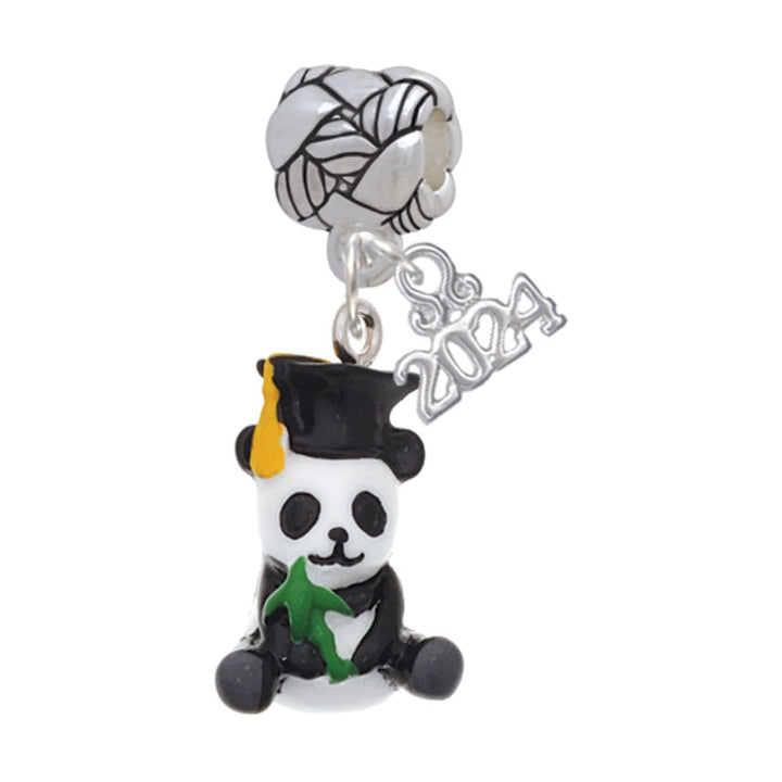 Delight Jewelry Resin Animal Graduate Woven Rope Charm Bead Dangle with Year 2024 Image 4