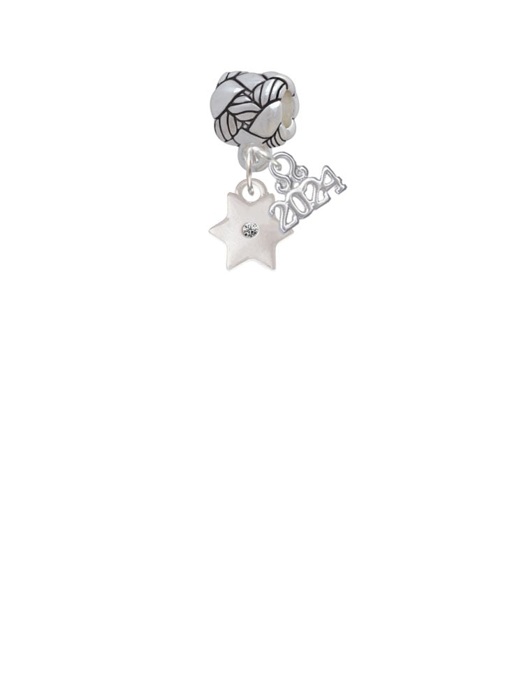 Delight Jewelry Hexagram Star Woven Rope Charm Bead Dangle with Year 2024 Image 2
