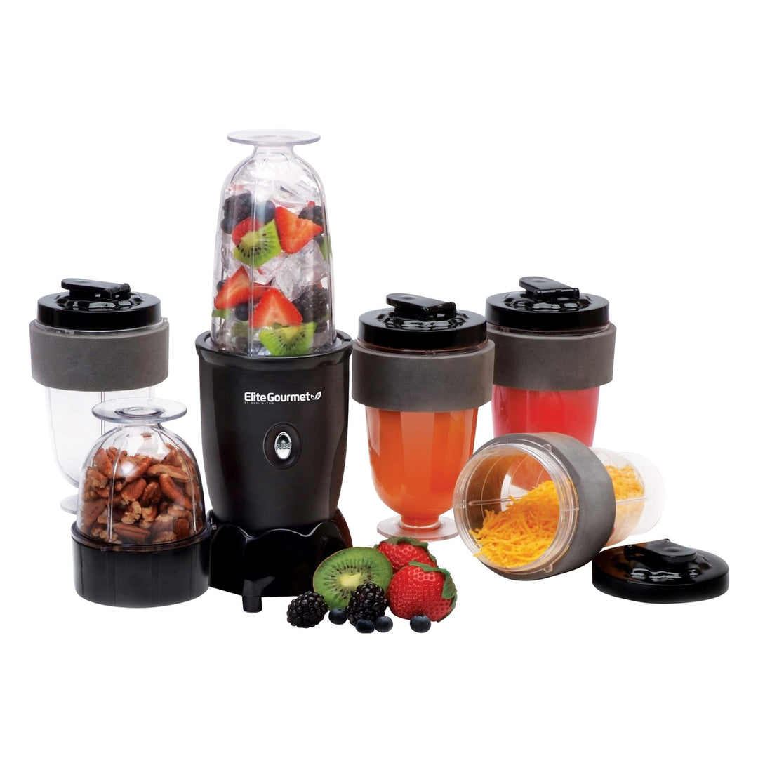 Elite Gourmet 17-pc. Personal Blender Black- Image 1