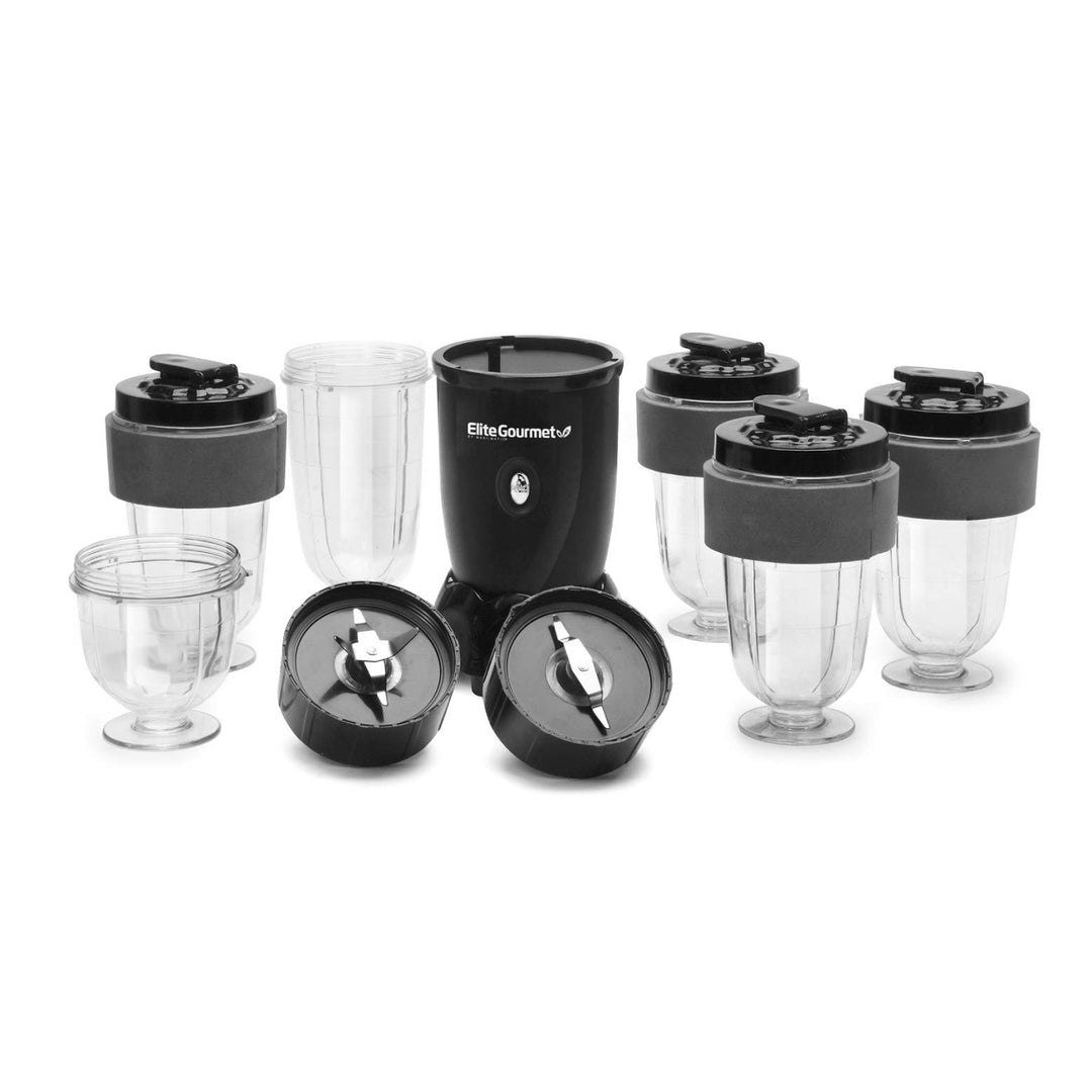 Elite Gourmet 17-pc. Personal Blender Black- Image 9