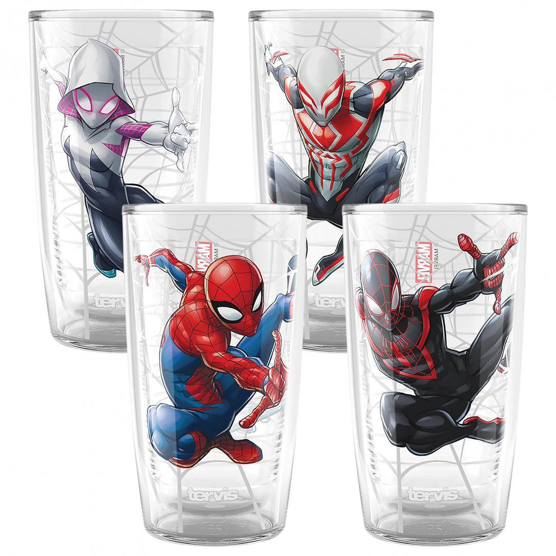 Spider-Man Web Swinging Collection 16oz Tervis Tumblers 4-Pack Image 2