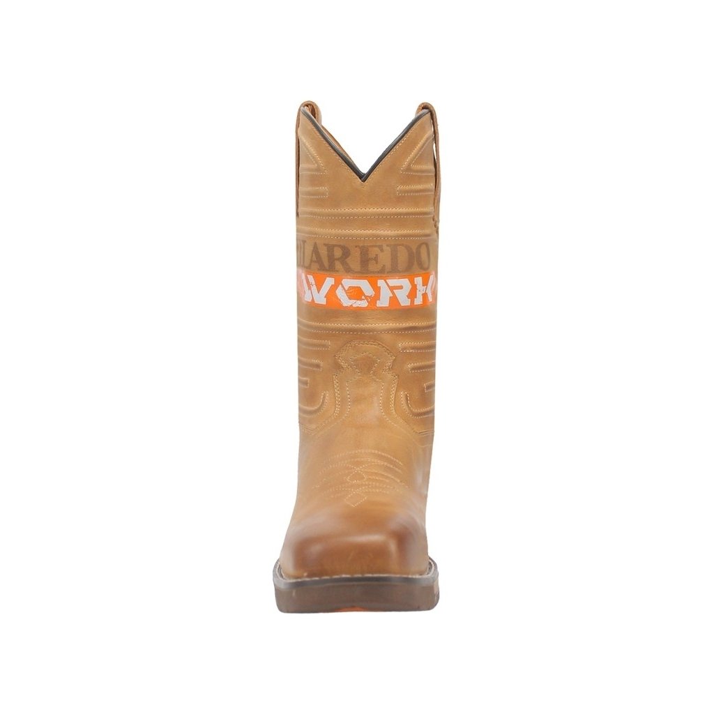 Laredo Western Boots Mens Stitch 11" Shaft Square Toe Tan 6825 Image 2