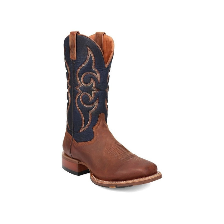 Dan Post Western Boots Mens Jenks Leather Broad Square Toe Rust DP5018 Image 1