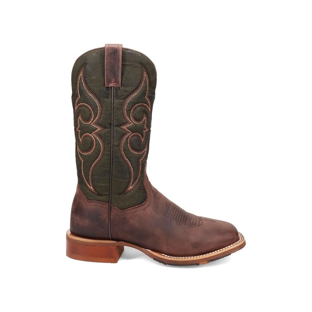 Dan Post Western Boots Mens Leather Jenks Square Toe Brown DP5019 Image 2