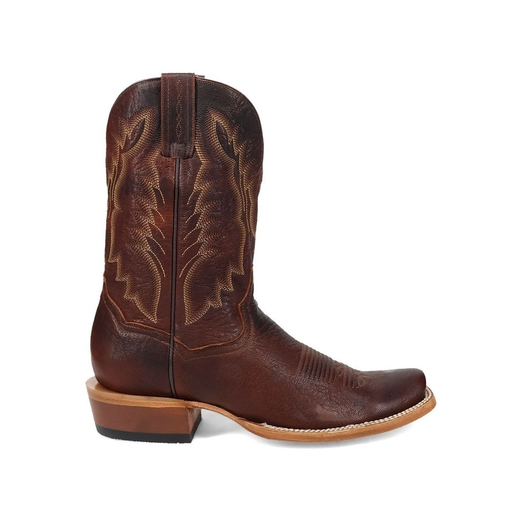 Dan Post Western Boots Mens Leather Boerne Square Toe Cognac DP5026 Image 3