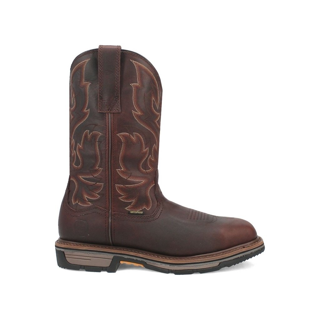 Dan Post Western Boots Mens Bridger Leather Chocolate DP59464 Image 2