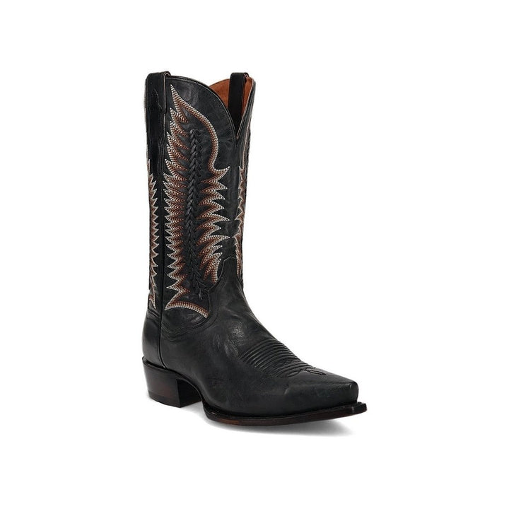 Dan Post Western Boots Mens Rip Leather Snip Toe Charcoal DP3176 Image 1