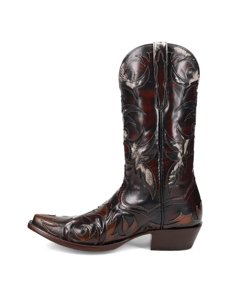 Dan Post Western Boots Mens Emilio Leather Overlay Cognac DP3162 Image 2