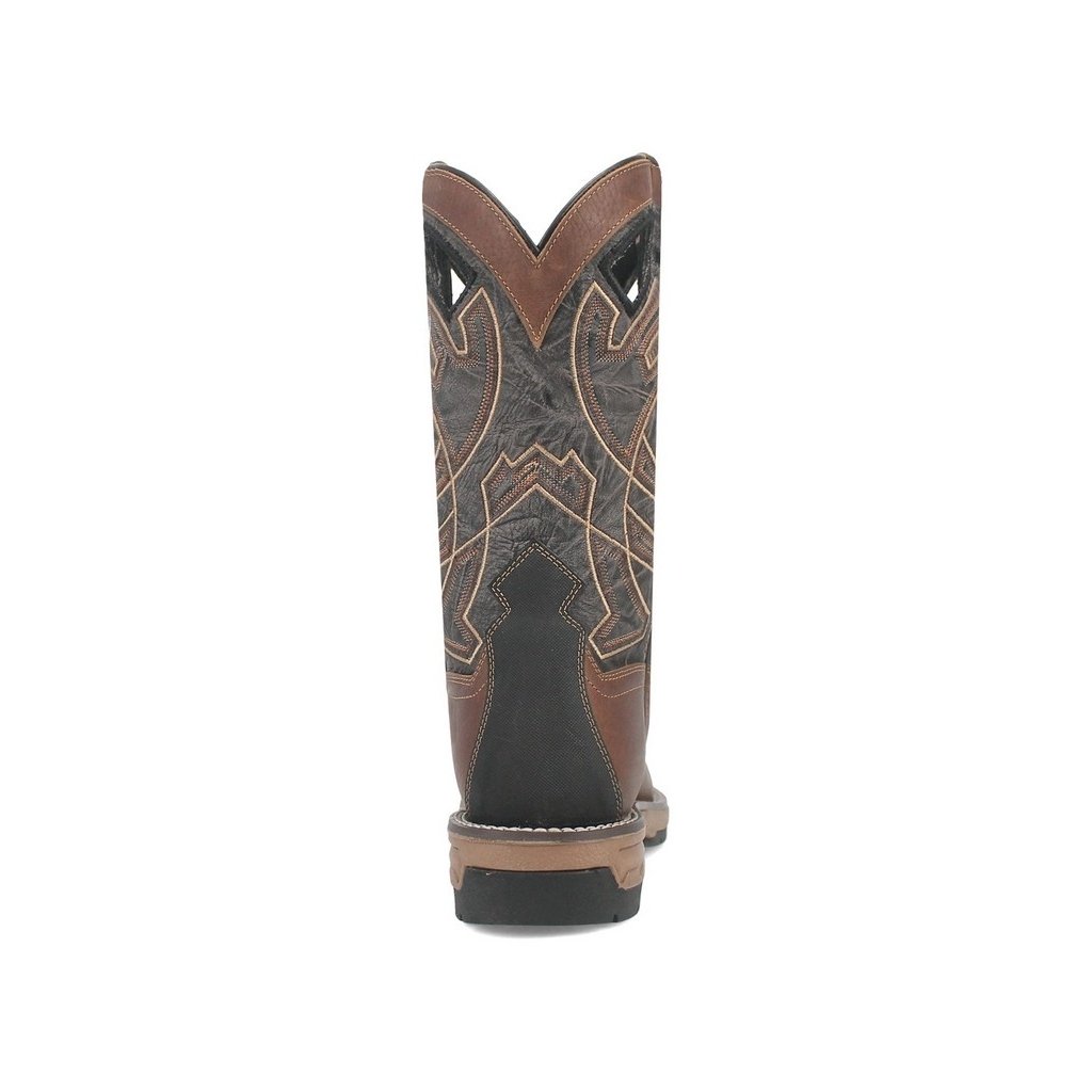 Laredo Western Boots Mens Nazca Leather 11" Shaft Brown Black 6810 Image 4