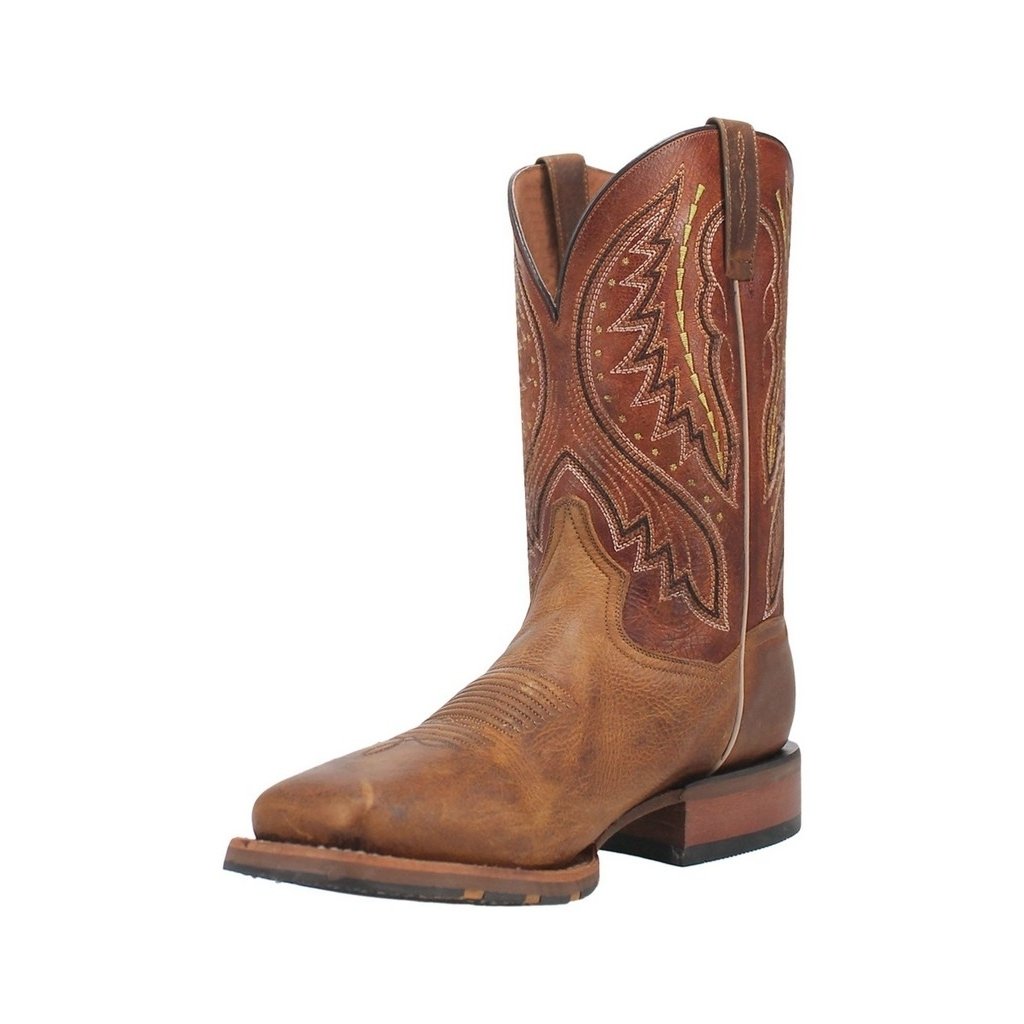 Dan Post Western Boots Mens Bison Dugan Square Toe Brown DP4926 Image 1