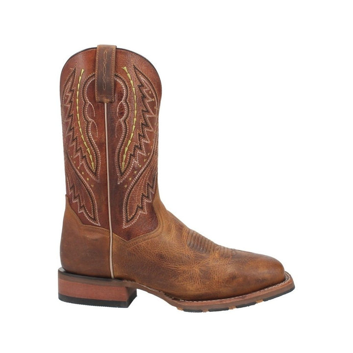 Dan Post Western Boots Mens Bison Dugan Square Toe Brown DP4926 Image 3