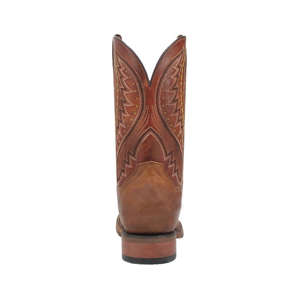 Dan Post Western Boots Mens Bison Dugan Square Toe Brown DP4926 Image 4