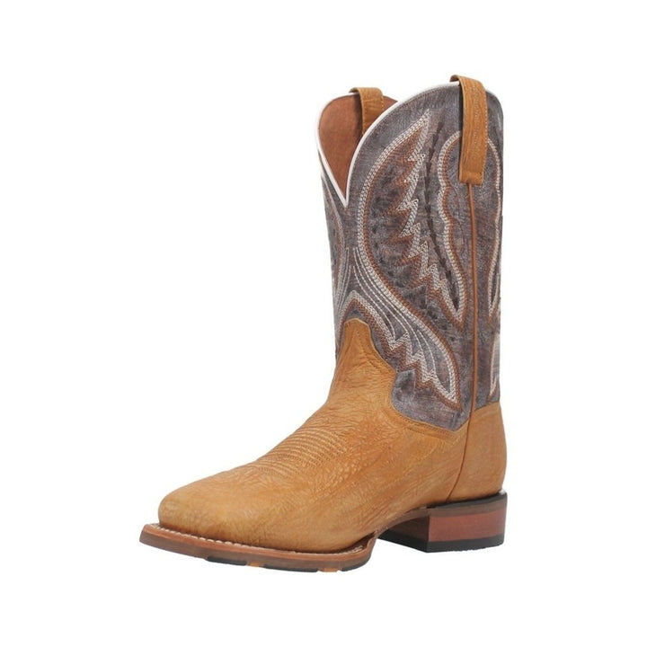 Dan Post Western Boots Mens Bison Dugan Square Toe Camel DP4925 Image 1