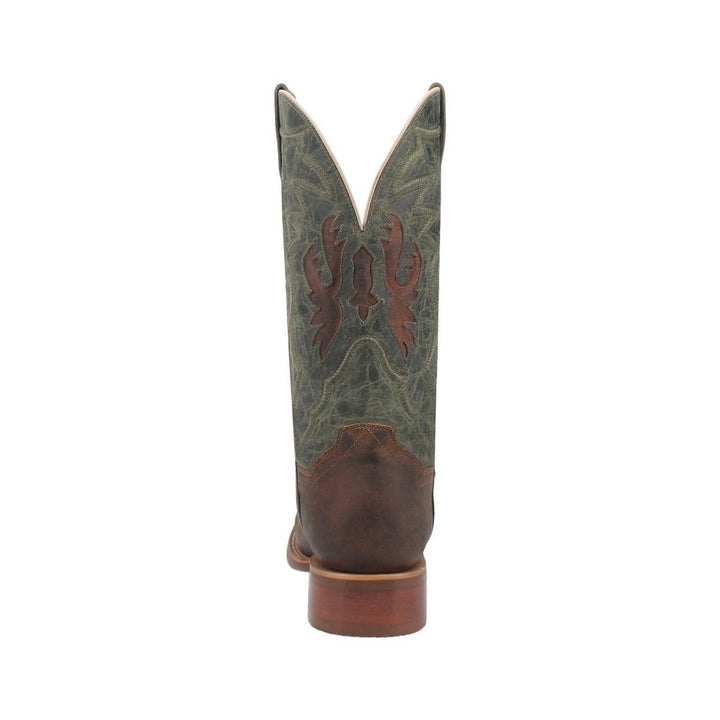 Dan Post Western Boots Mens Jacob Square Toe Tan Turquoise DP4949 Image 4