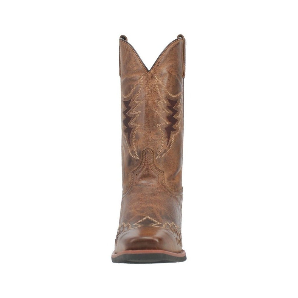 Laredo Western Boots Mens Williams Overlay Square Toe Tan 68470 Image 2