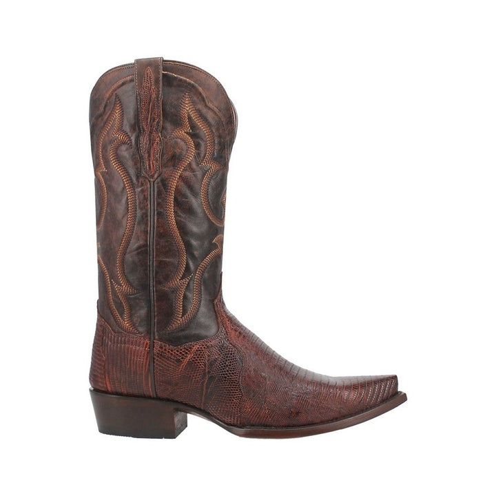 Dan Post Western Boots Mens Teju Liz Hearst Snip Toe Cognac DP3078 Image 3