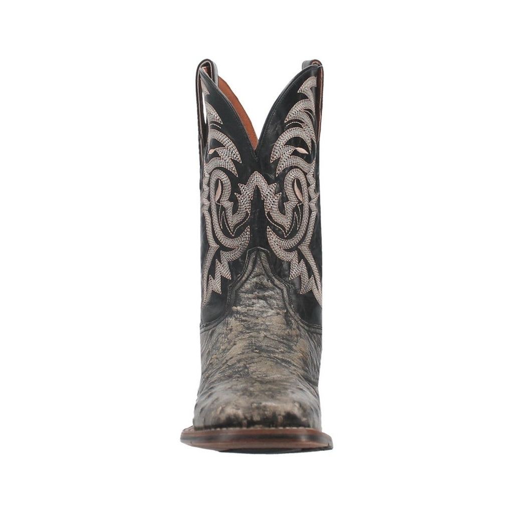 Dan Post Western Boots Mens Dillinger Full Quill Ostrich Black DP4198 Image 2