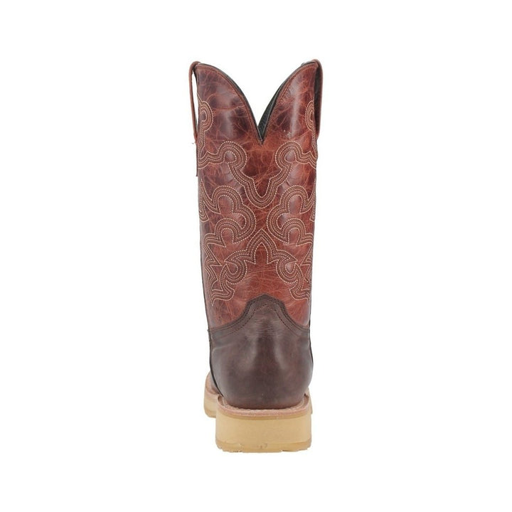 Dingo Western Boots Mens Big Horn Leather Round Toe Brown DI609 Image 4