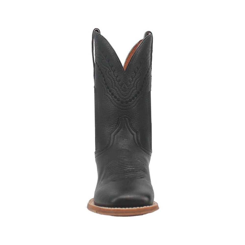 Dan Post Western Boots Mens 11" Milo Square Toe Black DP4193 Image 2