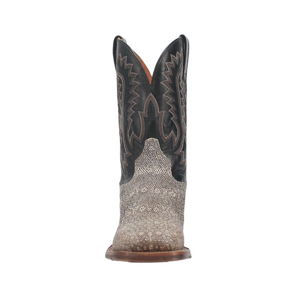 Dan Post Western Boots Mens 11" Liz Elgin Square Toe Natural DP4181 Image 2