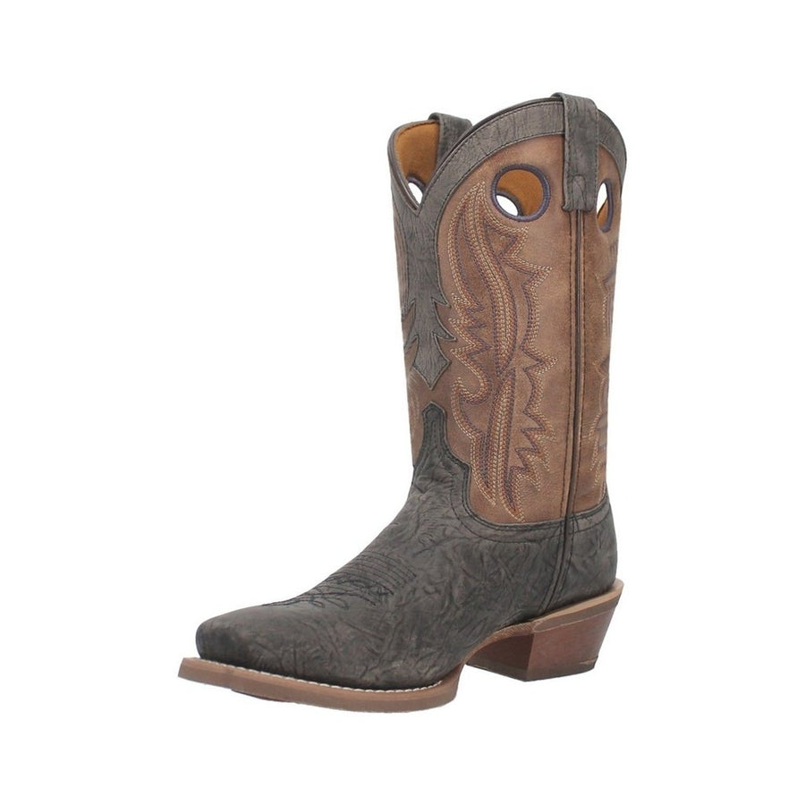 Laredo Western Boots Mens Walker Pull Holes Square Toe Gray 68473 Image 1