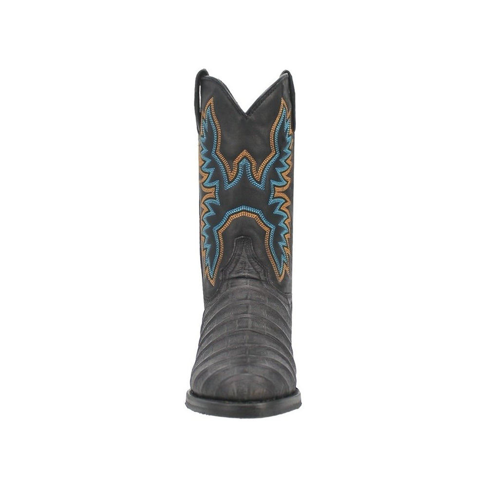 Dingo Western Boots Mens Trail Boss Crocodile Print Round Toe DI108 Image 2