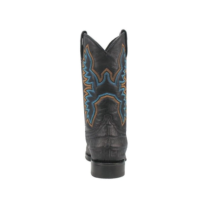 Dingo Western Boots Mens Trail Boss Crocodile Print Round Toe DI108 Image 4