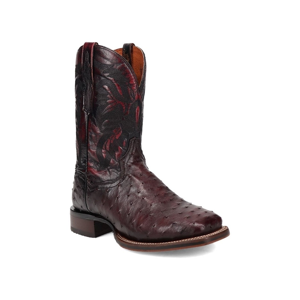 Dan Post Western Boots Mens Alamosa Quill Black Cherry DP5012 Image 1