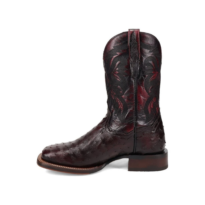 Dan Post Western Boots Mens Alamosa Quill Black Cherry DP5012 Image 2