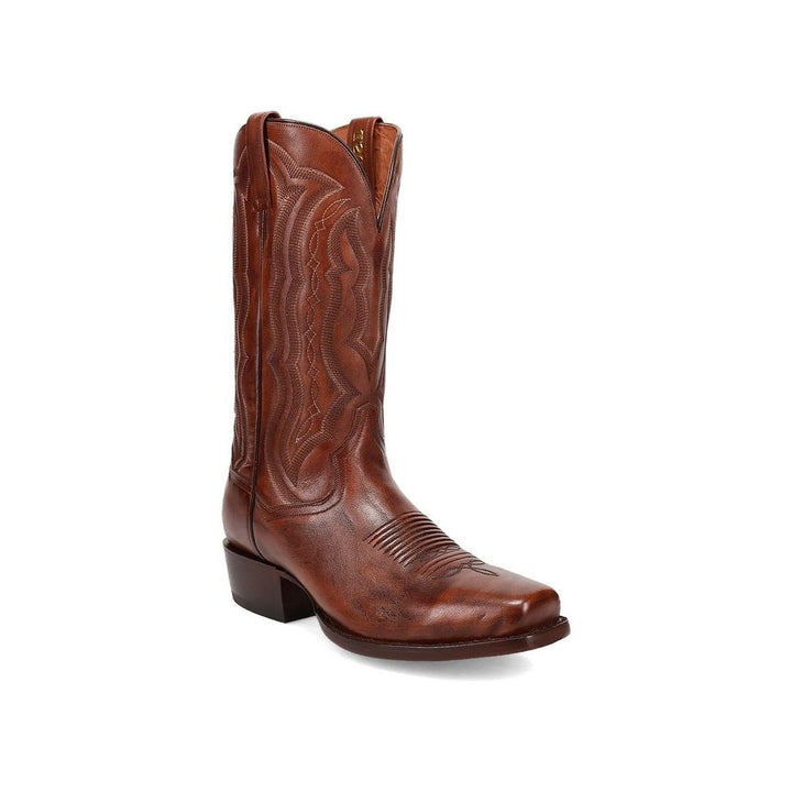 Dan Post Western Boots Mens Wade Leather Square Toe Honey DP3355 Image 1