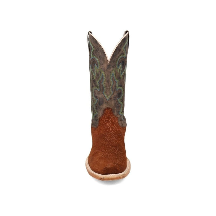 Dan Post Western Boots Mens Cappy Carpincho Square Tan Black DP5023 Image 3