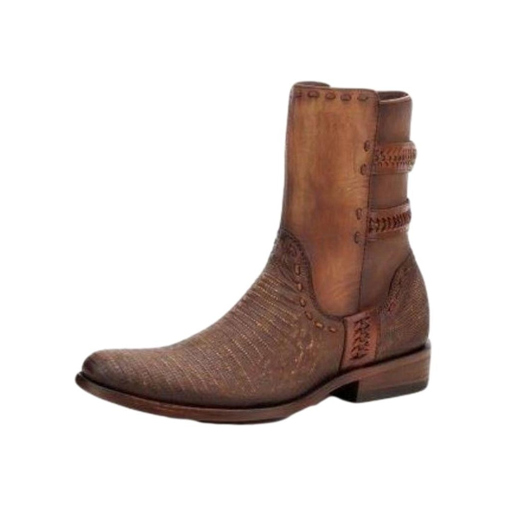 Corral Western Boots Mens Leather Ankle Lizard Straps Orix C3313 Image 1