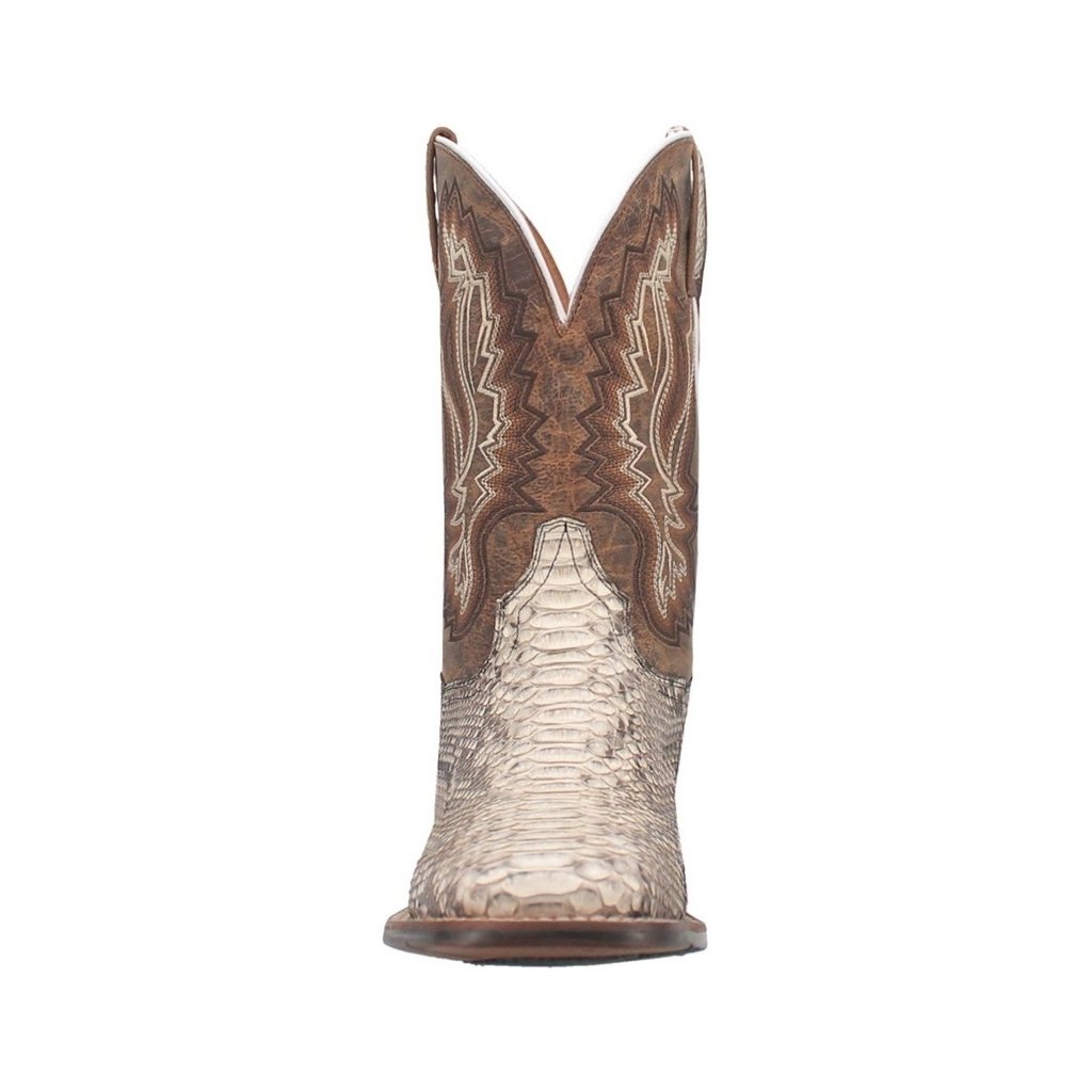 Dan Post Western Boots Mens Python 11" Pull On Natural DP4917 Image 2