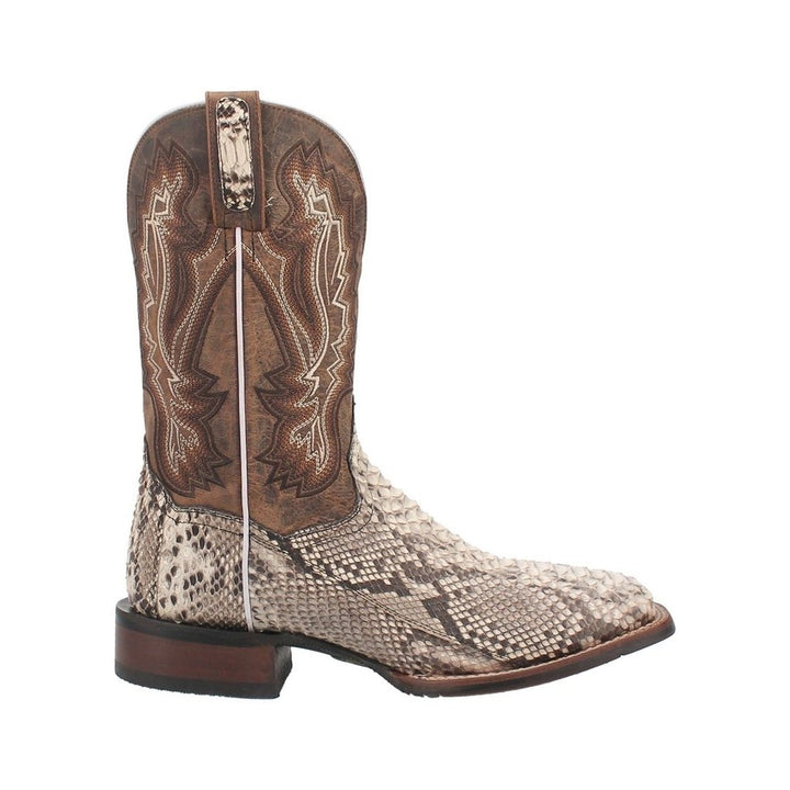 Dan Post Western Boots Mens Python 11" Pull On Natural DP4917 Image 3