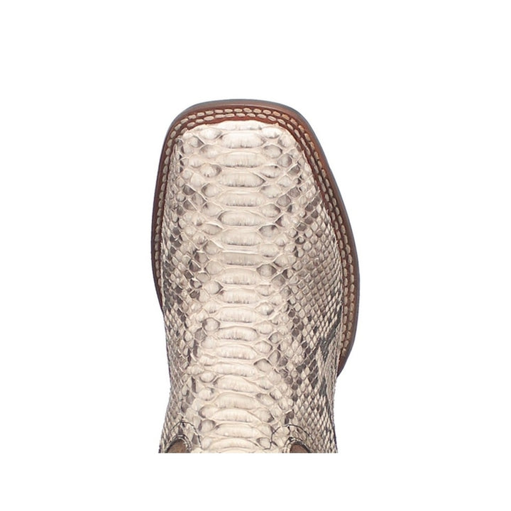 Dan Post Western Boots Mens Python 11" Pull On Natural DP4917 Image 4