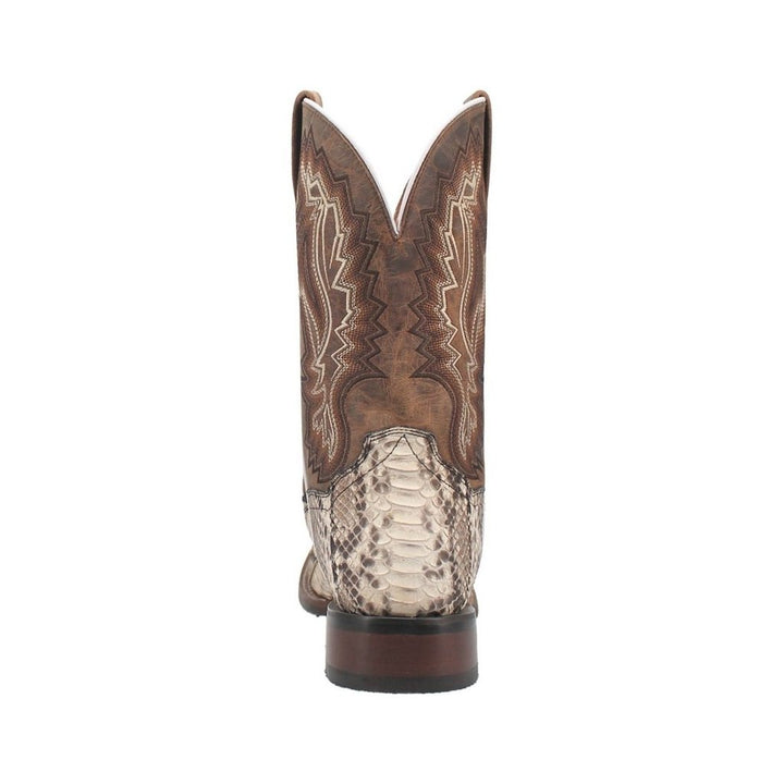 Dan Post Western Boots Mens Python 11" Pull On Natural DP4917 Image 4