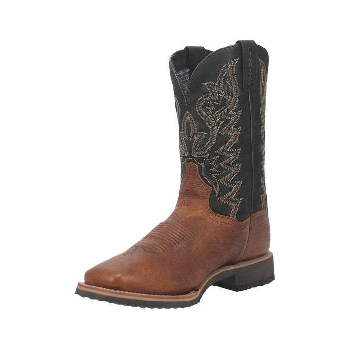 Dan Post Western Boots Mens Boldon Leather Square Toe Cognac DP4906 Image 1